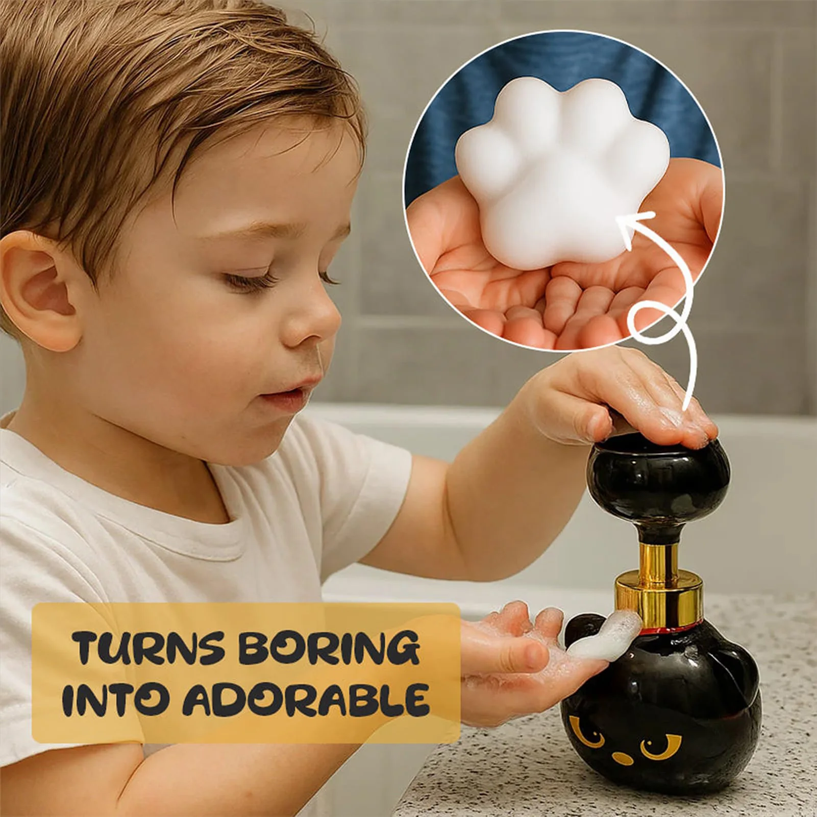 Cute Cat Paw Foam Soap Dispenser Cat Design Refillable Spout Pump For Bathroom Kitchen Kids Fun Hand Wash Gift For Cat Lovers
Cute Cat Paw Foam Soap Dispenser Cat Design Refillable Spout Pump For Bathroom Kitchen Kids Fun Hand Wash Gift For Cat Lovers