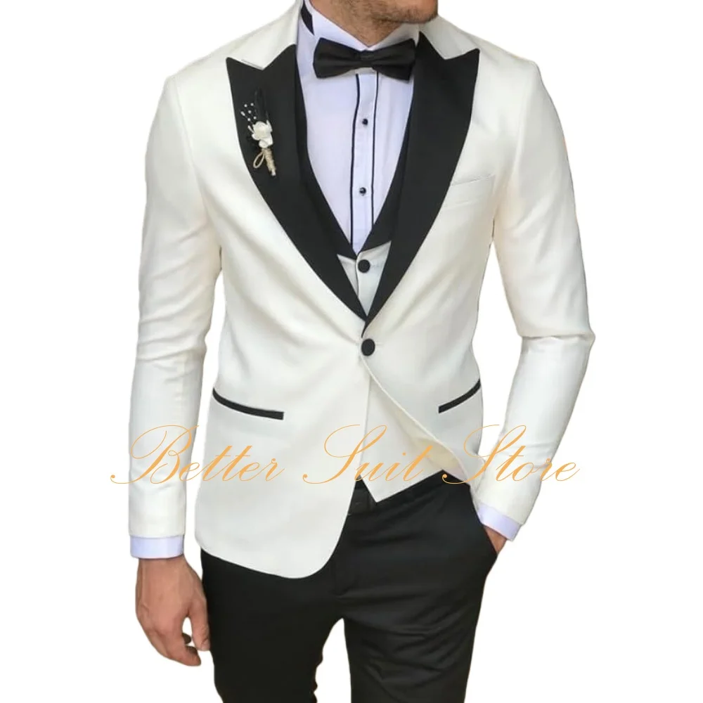 3 Piece Men's Suits One Button Slim Fit Men Suit Double Breasted Blazer Suits for Men Prom Bussiness Solid Suit
3 Piece Men's Suits One Button Slim Fit Men Suit Double Breasted Blazer Suits for Men Prom Bussiness Solid Suit
