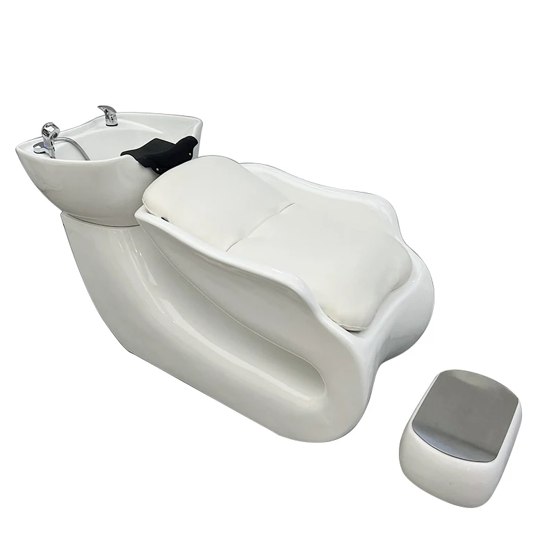 High-end new shampoo bed, special ceramic basin for barber shop, fashionable half-lying shampoo bed
High-end new shampoo bed, special ceramic basin for barber shop, fashionable half-lying shampoo bed