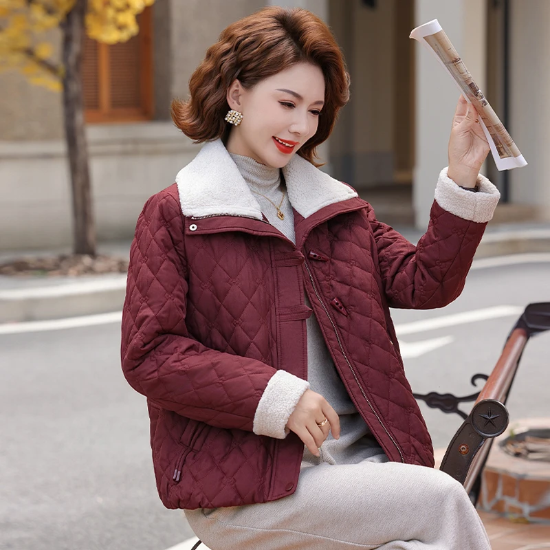 Autumn Winter Jacket New Women Cotton Coat Korean Fashion Middle Age Hooded Cotton Padded Jacket Female Casual Tops
Autumn Winter Jacket New Women Cotton Coat Korean Fashion Middle Age Hooded Cotton Padded Jacket Female Casual Tops