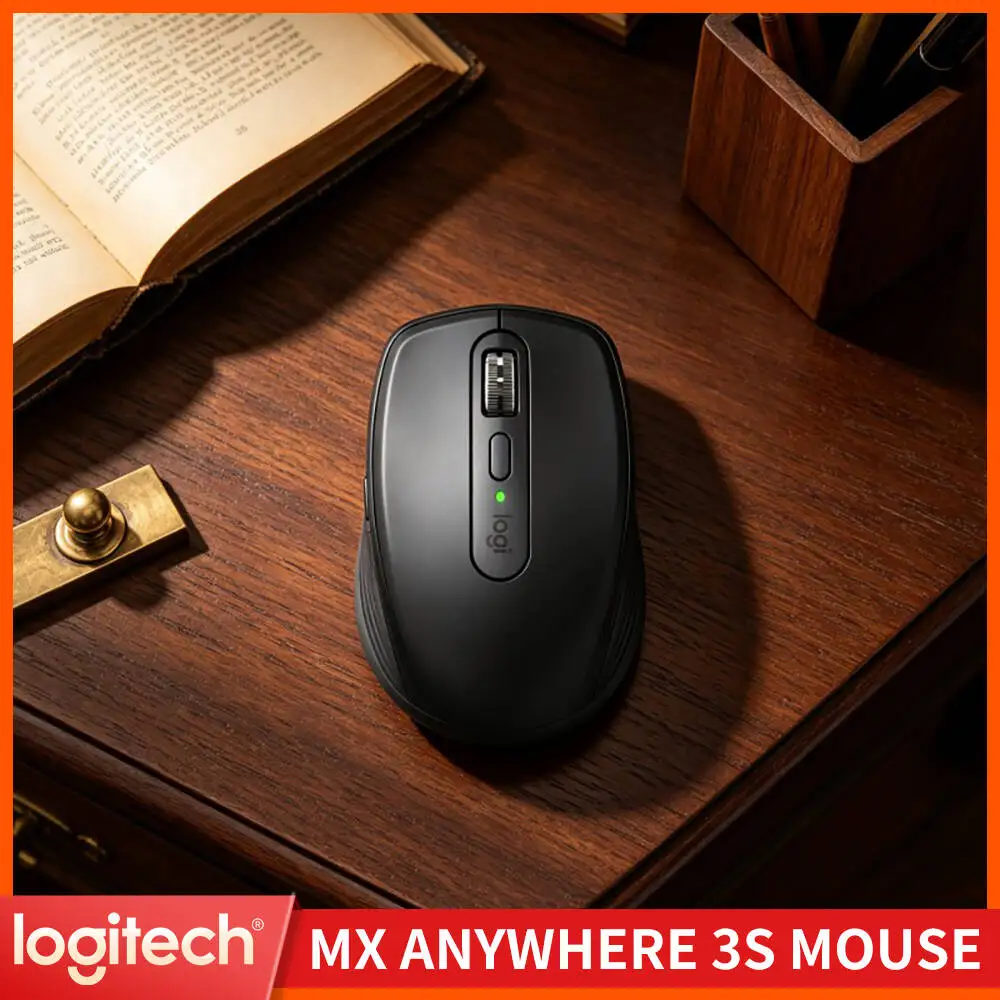 Wireless MX Anywhere 3S - 8K DPI, MagSpeed Scroll, Anti-Slip, Perfect for Stationery Creative Studio & Design Work Task
Wireless MX Anywhere 3S - 8K DPI, MagSpeed Scroll, Anti-Slip, Perfect for Stationery Creative Studio & Design Work Task
