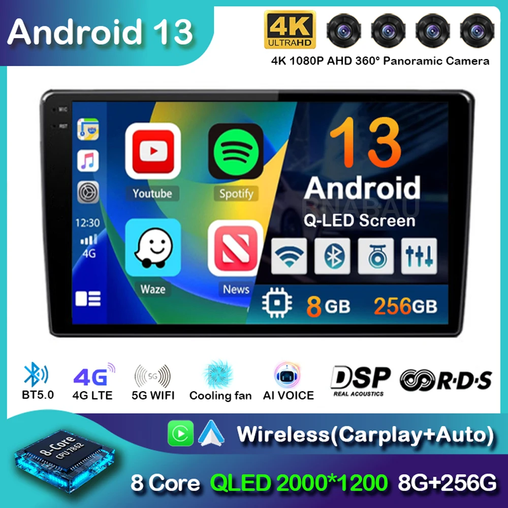 Автомагнитола Carplay, мультимедийный плеер на Android 13, с GPS, Wi-Fi, 4G, DSP, для Volkswagen, Nissan, Hyundai, Kia, Toyota, Honda
Автомагнитола Carplay, мультимедийный плеер на Android 13, с GPS, Wi-Fi, 4G, DSP, для Volkswagen, Nissan, Hyundai, Kia, Toyota, Honda