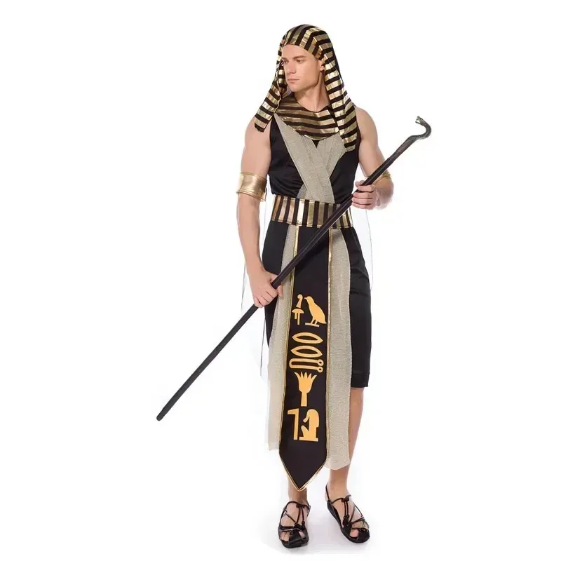 Adult Ancient Egypt Pharaoh King Empress Cleopatra Queen Costume for Halloween Party Medieval Couples Cosplay Dress
Adult Ancient Egypt Pharaoh King Empress Cleopatra Queen Costume for Halloween Party Medieval Couples Cosplay Dress