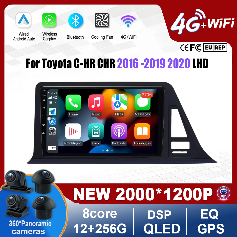 Car Radio For Toyota C-HR CHR 2016 2017 2018 2019 2020 LHD Multimedia Video Player Navigation GPS Android Auto Carplay Tools
Car Radio For Toyota C-HR CHR 2016 2017 2018 2019 2020 LHD Multimedia Video Player Navigation GPS Android Auto Carplay Tools