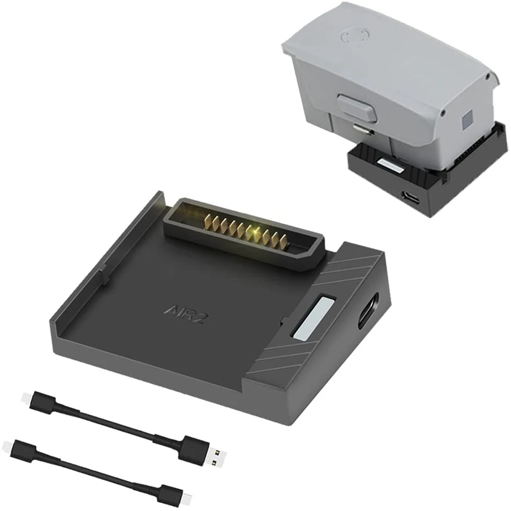 Quick Charge 3.0 Charging Hub Multi USB Battery Charger Compatible with DJI Mavic Air 2 Mavic Air 2S 13.2V and 12.6V Batteries
Quick Charge 3.0 Charging Hub Multi USB Battery Charger Compatible with DJI Mavic Air 2 Mavic Air 2S 13.2V and 12.6V Batteries