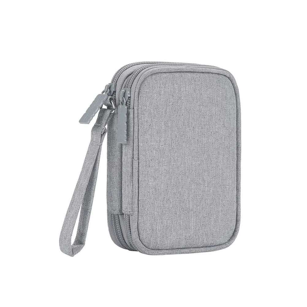 Portable Storage Bag For ganizers Earphone Holder Data Cable Bags Grey Travel Business Trip Durable High Quality 
Portable Storage Bag For ganizers Earphone Holder Data Cable Bags Grey Travel Business Trip Durable High Quality