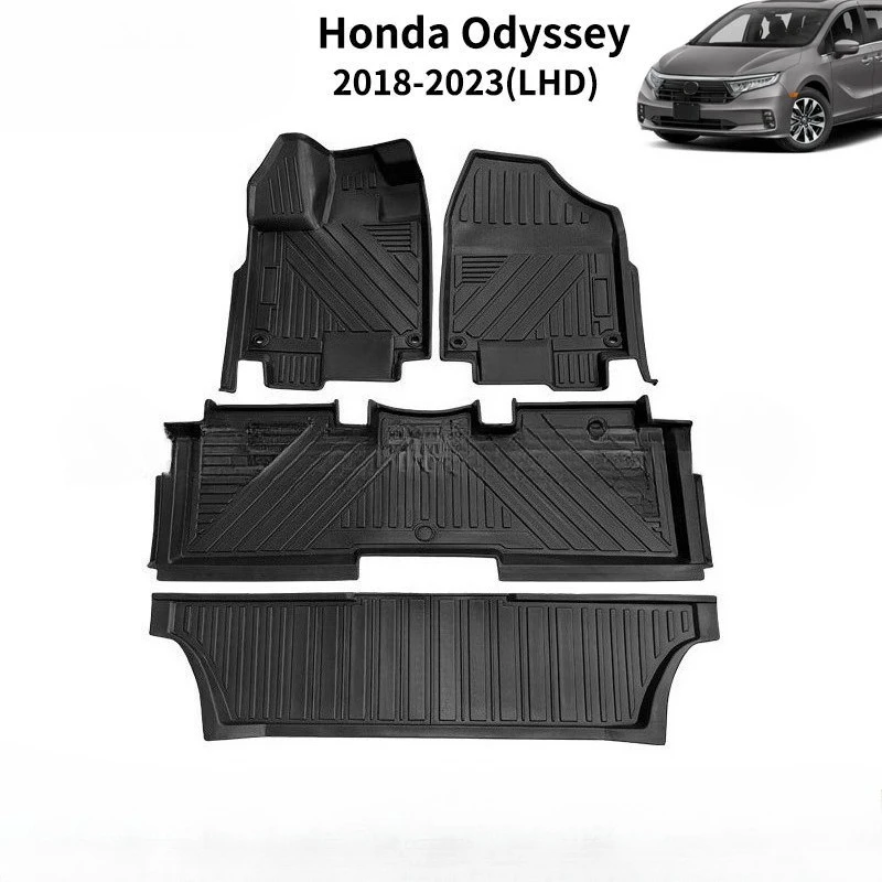 TPE floor mats for 2018-2023 Honda Odyssey left rudder car floor mats
TPE floor mats for 2018-2023 Honda Odyssey left rudder car floor mats