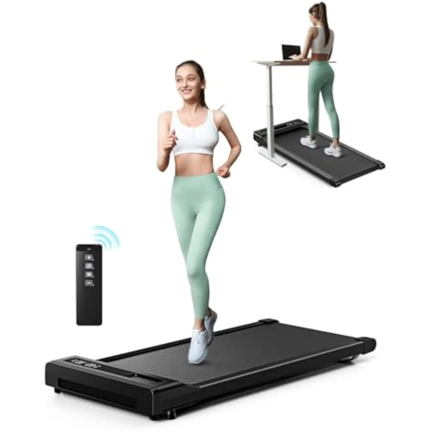 Walking Pad Treadmill Under Desk,Walking Pad with Incline for Office Home,265 lbs Capacity Portable Mini Treadmill, 2.5HP 2 in
Walking Pad Treadmill Under Desk,Walking Pad with Incline for Office Home,265 lbs Capacity Portable Mini Treadmill, 2.5HP 2 in