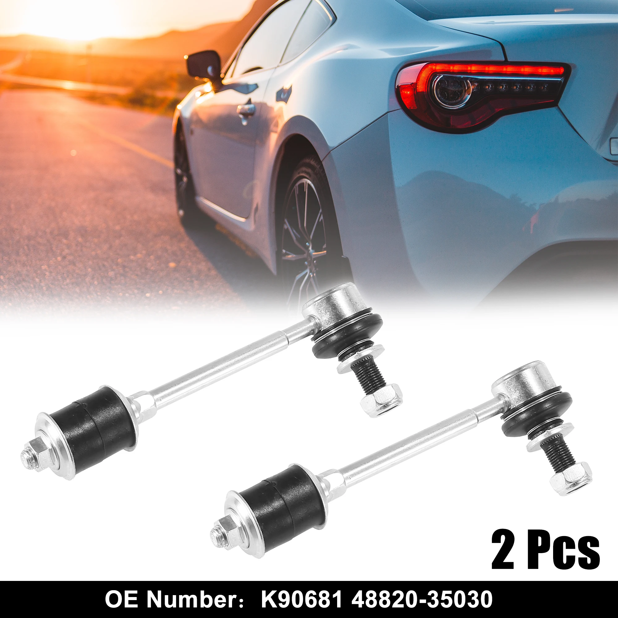 UXCELL комплект звеньев стабилизатора поперечной устойчивости переднего стабилизатора 48820-35030 для Toyota Tacoma Tundra
UXCELL комплект звеньев стабилизатора поперечной устойчивости переднего стабилизатора 48820-35030 для Toyota Tacoma Tundra