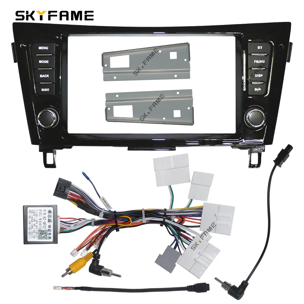 SKYFAME Car Frame Fascia Adapter Canbus Box Android Radio Dash Fitting Panel Kit For Nissan X-trail Qashqai 3 Rogue Xtrail
SKYFAME Car Frame Fascia Adapter Canbus Box Android Radio Dash Fitting Panel Kit For Nissan X-trail Qashqai 3 Rogue Xtrail
