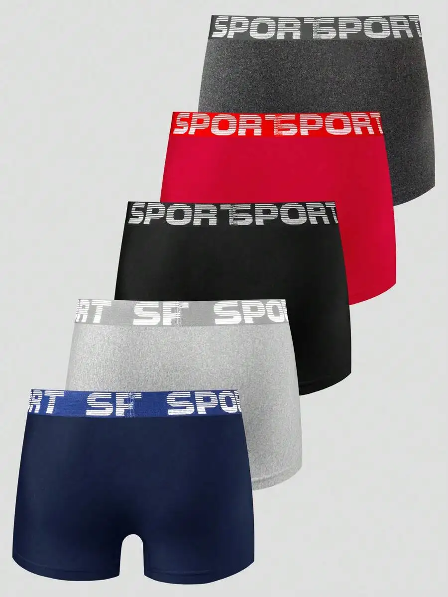 5 Pcs Mens Lightweight Breathable Comfortable Boxer Briefs
5 Pcs Mens Lightweight Breathable Comfortable Boxer Briefs