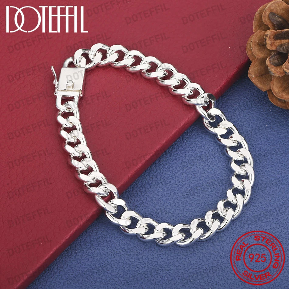 Классический минималистичный браслет из стерлингового серебра 925 пробы, 8 дюймов, для мужчин и женщин, свадебный подарок, аксессуары для вечеринок
Классический минималистичный браслет из стерлингового серебра 925 пробы, 8 дюймов, для мужчин и женщин, свадебный подарок, аксессуары для вечеринок