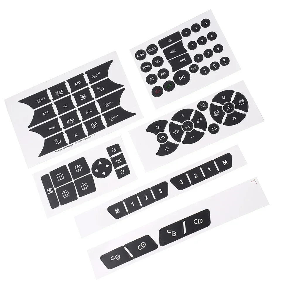 Set Car Button Repair Sticker Steering AC Window Decals Stickers New For Mercedes For Benz 2007-2014 Button Repair Sticker Decal
Set Car Button Repair Sticker Steering AC Window Decals Stickers New For Mercedes For Benz 2007-2014 Button Repair Sticker Decal