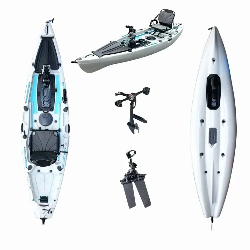 For Vicking 12 Foot Pedal Drive Kayak Sit on Top Fishing Kayak with Rudder Motorized Kayak for Adults Color Logo
For Vicking 12 Foot Pedal Drive Kayak Sit on Top Fishing Kayak with Rudder Motorized Kayak for Adults Color Logo