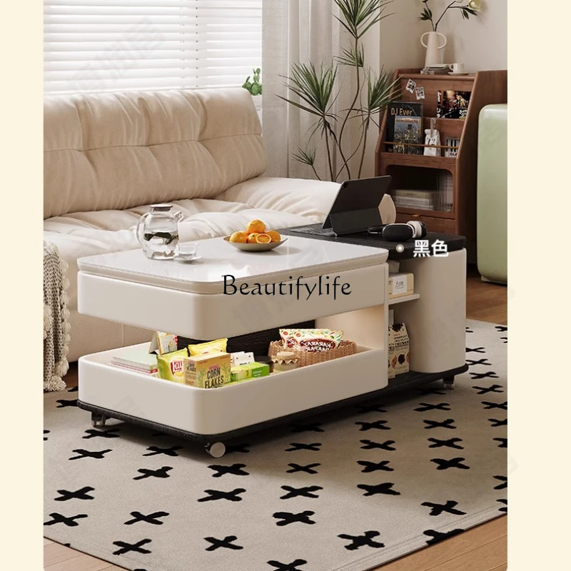 Rock slab coffee table movable lifting living room advanced light luxury multi-functional modern simple table
Rock slab coffee table movable lifting living room advanced light luxury multi-functional modern simple table