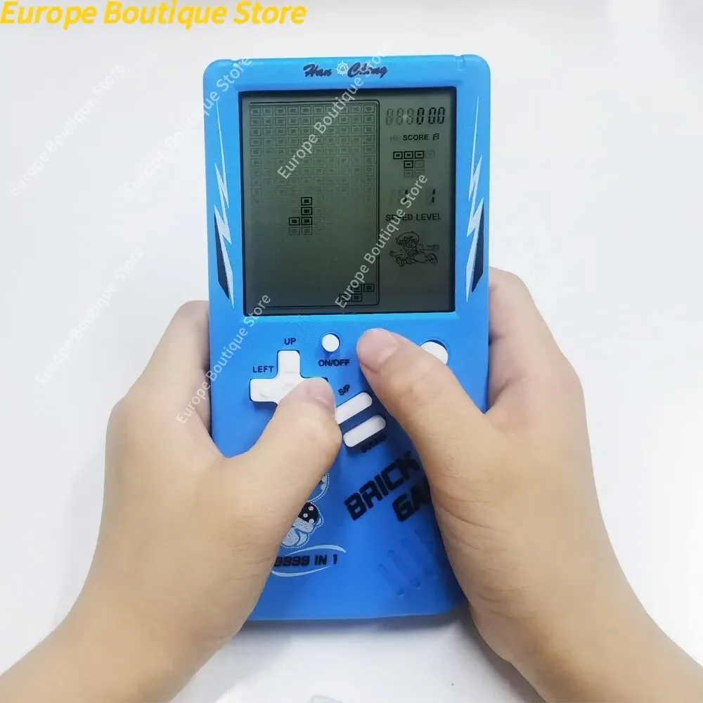 Classic Electronic Game Retro Puzzle Toy Blue Large Screen Handheld Game Console Toys For Children
Classic Electronic Game Retro Puzzle Toy Blue Large Screen Handheld Game Console Toys For Children