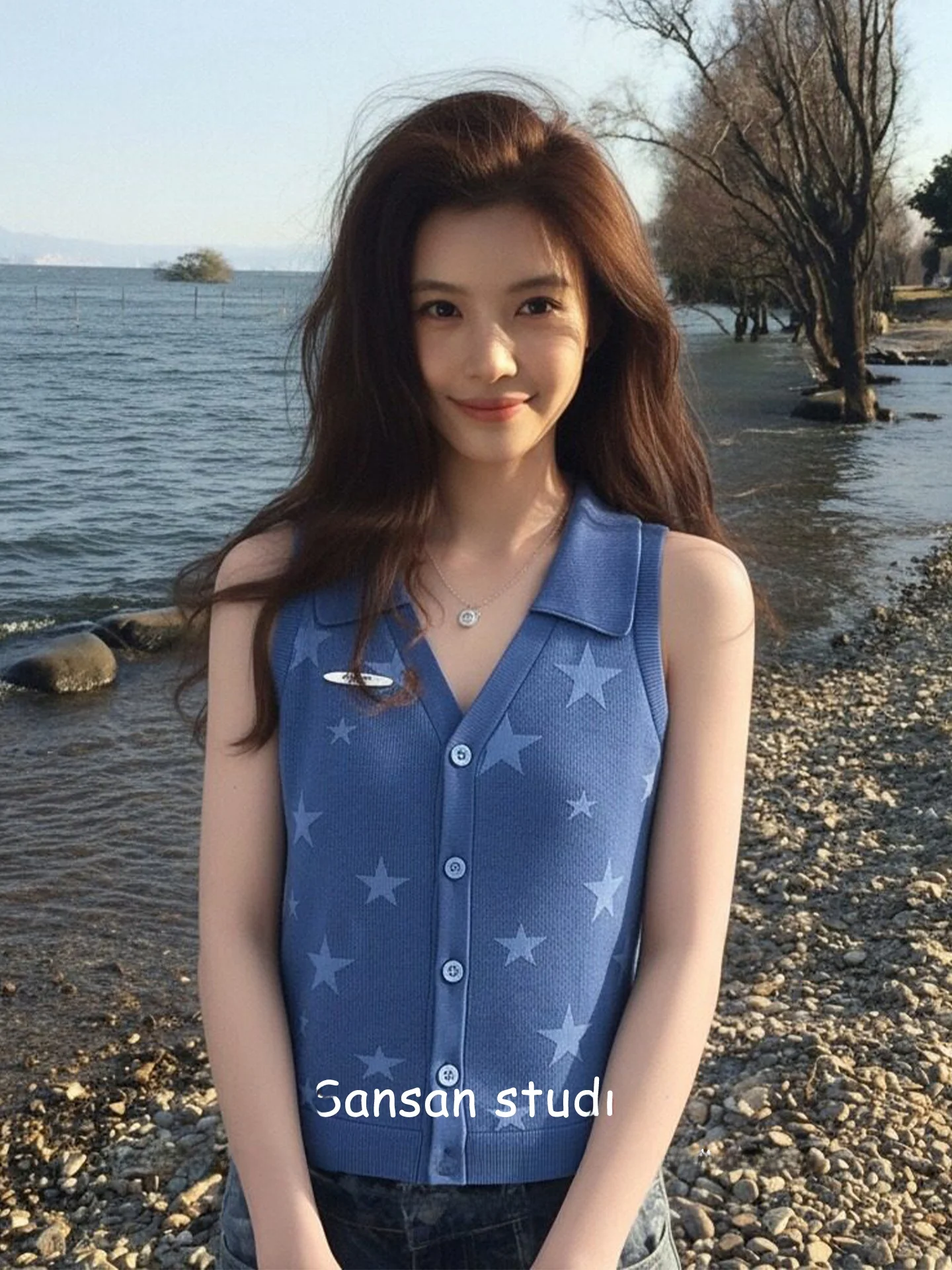 Dopne Knitted Vest Women Summer Beach Outfit Star Spicy Ne Hanging Strap Collar Svel Trendy ort Length Oute...
Dopne Knitted Vest Women Summer Beach Outfit Star Spicy Ne Hanging Strap Collar Svel Trendy ort Length Oute...