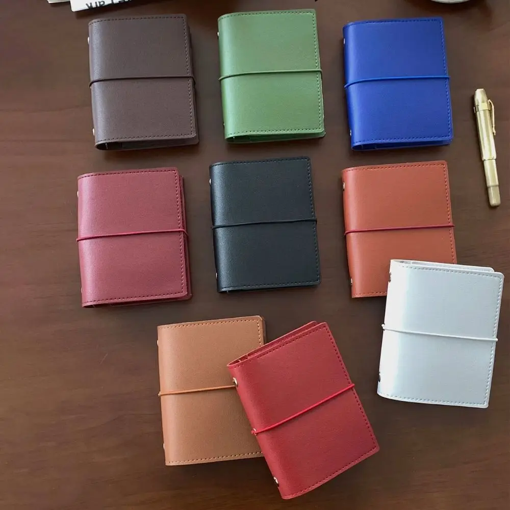 Portable M5 Loose Leaf Notebook PU Leather 50 Sheets Mini Pocket Notebook Diary Blank Page DIY Binder Notebook School
Portable M5 Loose Leaf Notebook PU Leather 50 Sheets Mini Pocket Notebook Diary Blank Page DIY Binder Notebook School