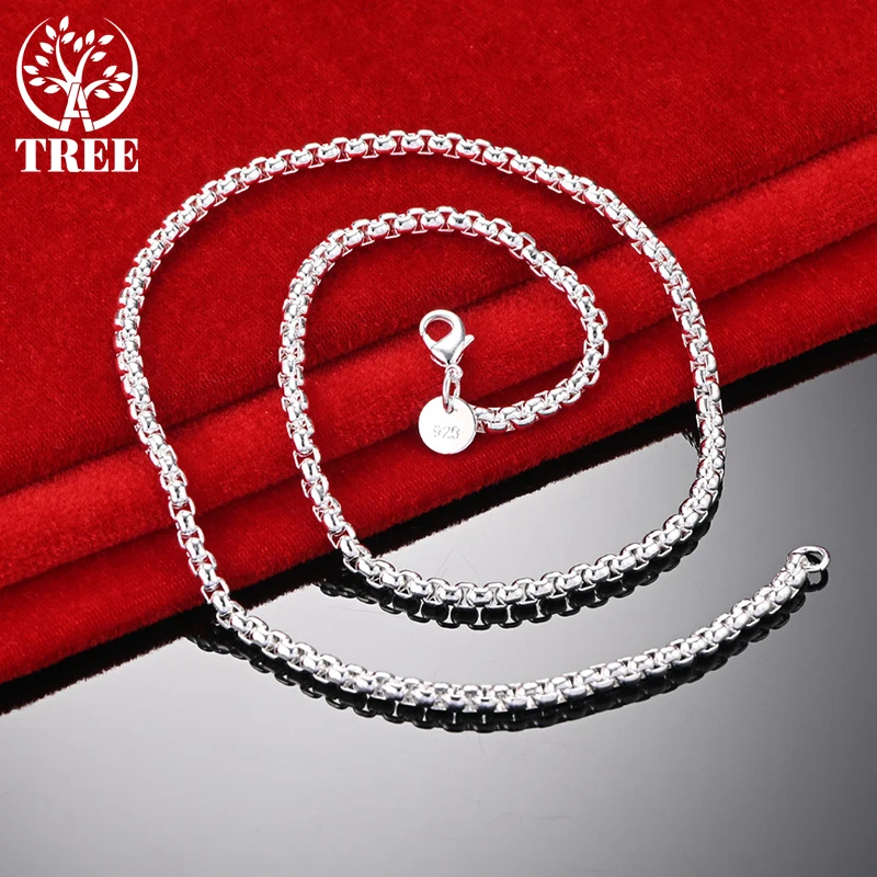 ALITREE 925 Sterling Silver 45-60cm 4mm Men Necklaces For Woman Box Chain Lady Party Engagement Wedding Birthday Fashion Jewelry
ALITREE 925 Sterling Silver 45-60cm 4mm Men Necklaces For Woman Box Chain Lady Party Engagement Wedding Birthday Fashion Jewelry