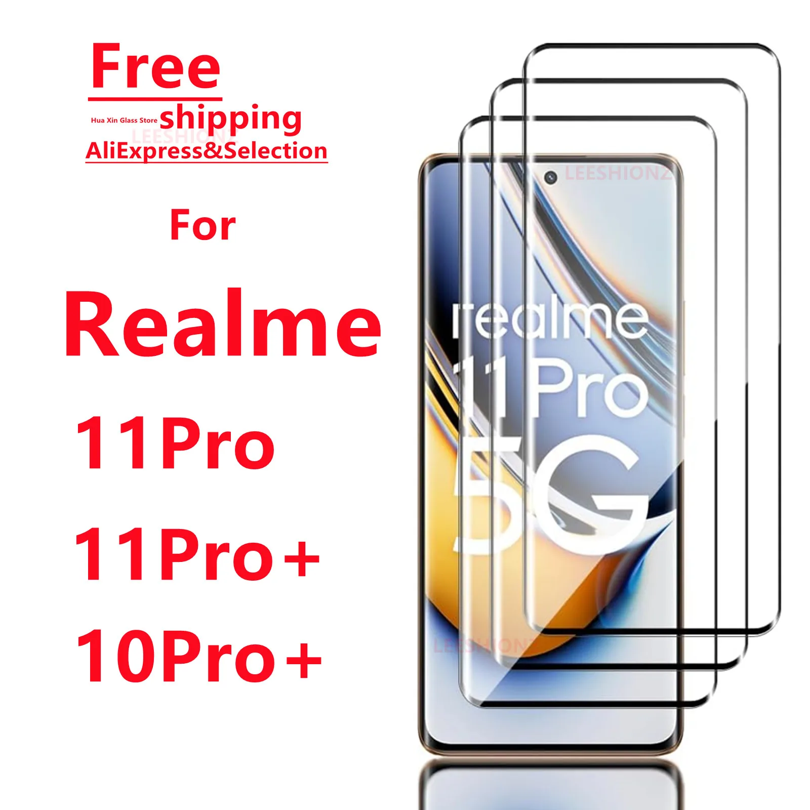 For Realme 11 11Pro+ 10Pro+ Tempered Glass Screen Protector - Smartphone Protection Suitable for Realme 11 11Pro+ 10Pro+ Series
For Realme 11 11Pro+ 10Pro+ Tempered Glass Screen Protector - Smartphone Protection Suitable for Realme 11 11Pro+ 10Pro+ Series