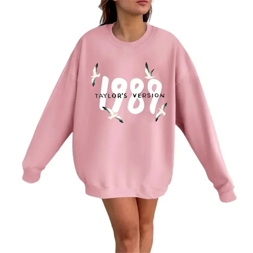 1989 Digital Printed Cotton Crew Neck Pullover Long Sleeve Sweatshirt Men's and Women's Fashion Casual Fleece Top Sportswear
1989 Digital Printed Cotton Crew Neck Pullover Long Sleeve Sweatshirt Men's and Women's Fashion Casual Fleece Top Sportswear