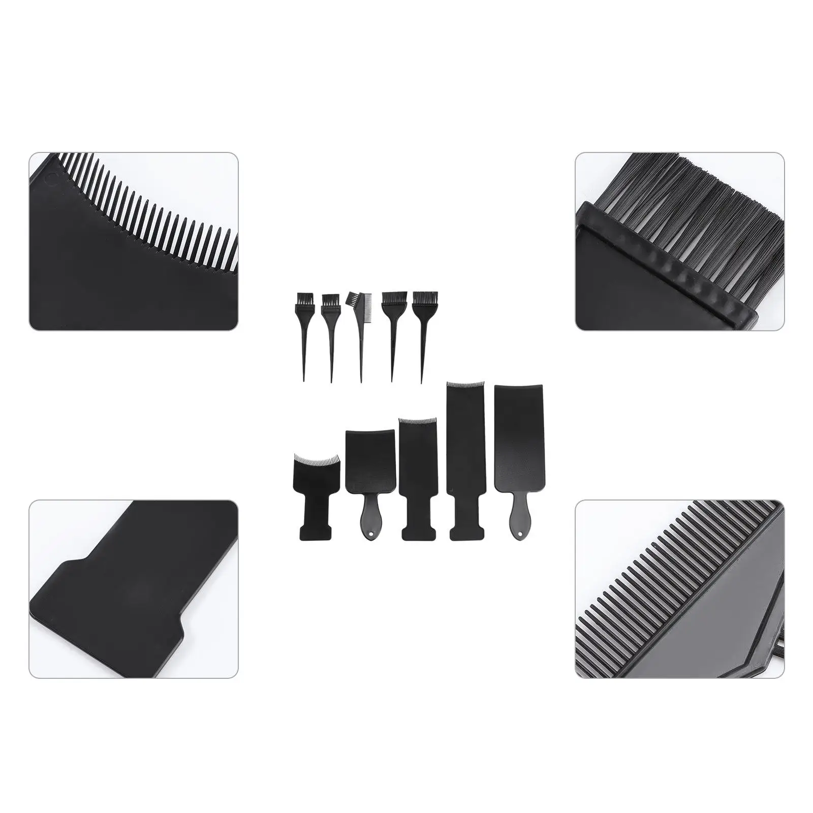 10Pcs Hair Dye Kit Highlighting Board and Coloring Brush Set Sturdy Scalp Protection Fast Even Color Application Salon Grade
10Pcs Hair Dye Kit Highlighting Board and Coloring Brush Set Sturdy Scalp Protection Fast Even Color Application Salon Grade