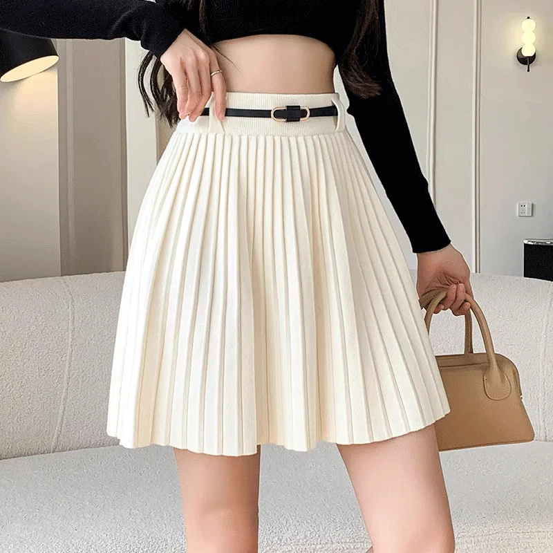 Вязаная уличная одежда Faldas, универсальная облегающая эластичная плиссированная короткая юбка с высокой талией, пушистый зонтик Ropa De Mujer
Вязаная уличная одежда Faldas, универсальная облегающая эластичная плиссированная короткая юбка с высокой талией, пушистый зонтик Ropa De Mujer