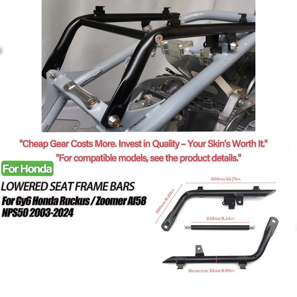 Lowering Seat Bracket Frame Bar For Gy6 Honda Ruckus / Zoomer Af58 NPS50 2003-2024 Scooter Seat Frame Replacemen
Lowering Seat Bracket Frame Bar For Gy6 Honda Ruckus / Zoomer Af58 NPS50 2003-2024 Scooter Seat Frame Replacemen