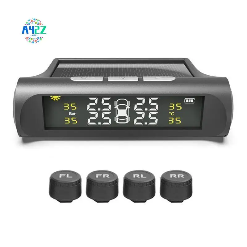 A42Z-Intelligent TPMS Solar Tyre Pressure Monitoring System Parking Sensors For Cars Temperature Tire Air Pressure Gauge
A42Z-Intelligent TPMS Solar Tyre Pressure Monitoring System Parking Sensors For Cars Temperature Tire Air Pressure Gauge