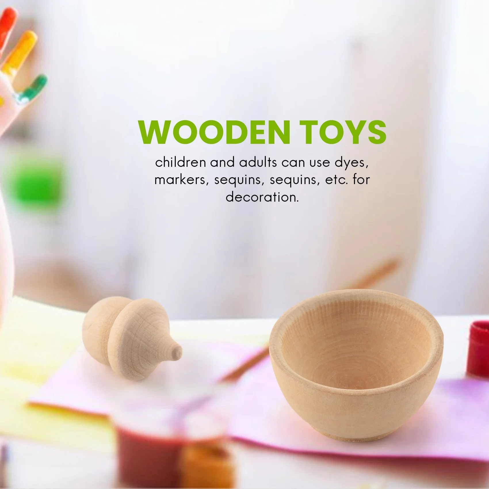 Unfinished Wooden Wooden Acorn Natural Wood Counting and Sorting DéCor Handicraft Kit DIY for Painting,Art Projects
Unfinished Wooden Wooden Acorn Natural Wood Counting and Sorting DéCor Handicraft Kit DIY for Painting,Art Projects