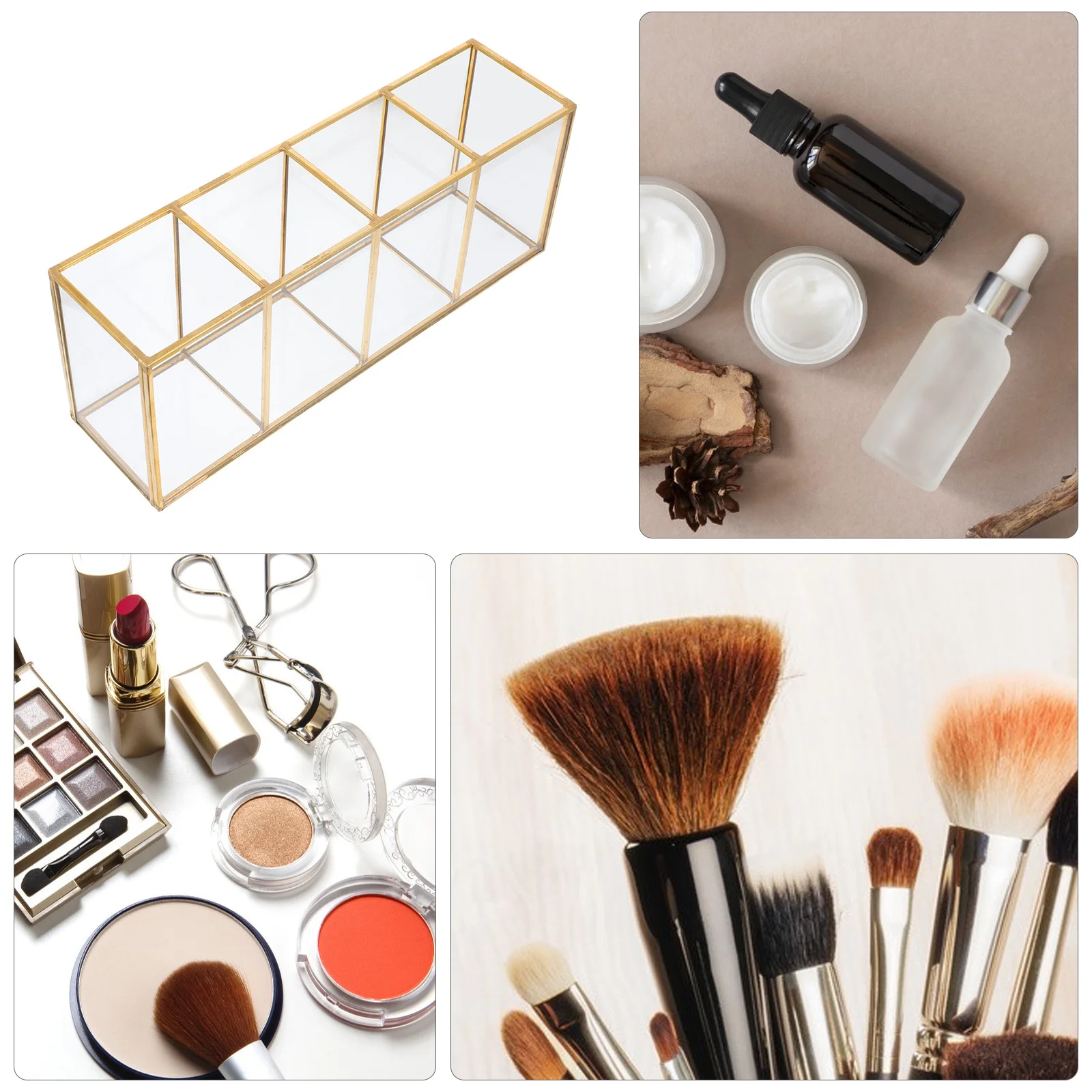 Lightweight Makeup Storage Organizer Sturdy Craftsmanship Box Efficient Design for Lipstick Lotion Powder
Lightweight Makeup Storage Organizer Sturdy Craftsmanship Box Efficient Design for Lipstick Lotion Powder