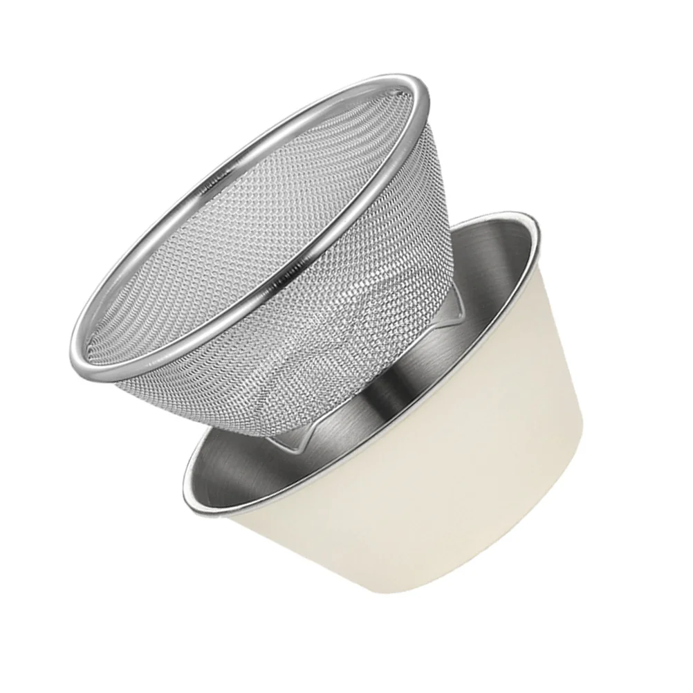 1Set Mesh Colander Basket Strainer Set 14cm Fine Mesh Vegetable Fruit Rice Washer Drainer Compact Kitchen Accessory
1Set Mesh Colander Basket Strainer Set 14cm Fine Mesh Vegetable Fruit Rice Washer Drainer Compact Kitchen Accessory