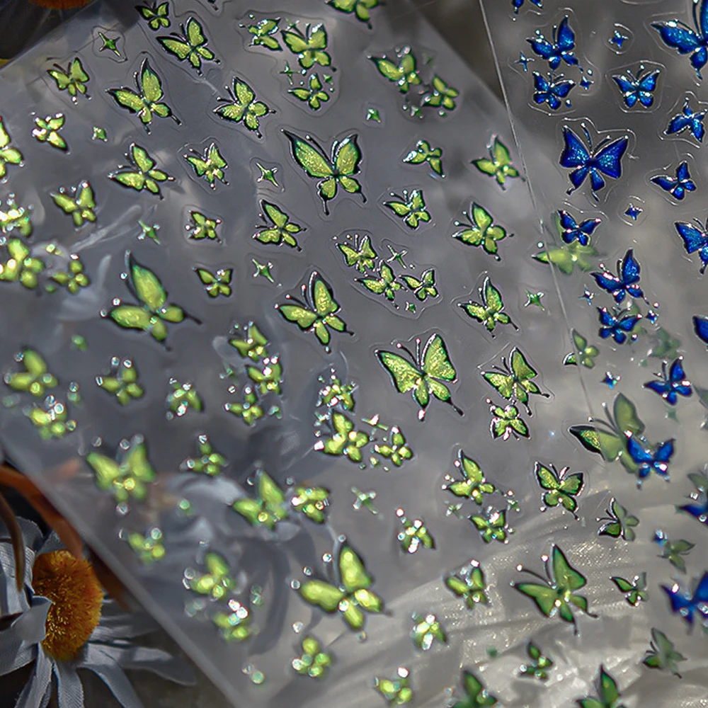 5D Metal Green Butterfly Chic Wing Star Nail Art Stickers Romantic Garden Delicate Self Adhesive Manicure Decals Decoration DIY
5D Metal Green Butterfly Chic Wing Star Nail Art Stickers Romantic Garden Delicate Self Adhesive Manicure Decals Decoration DIY