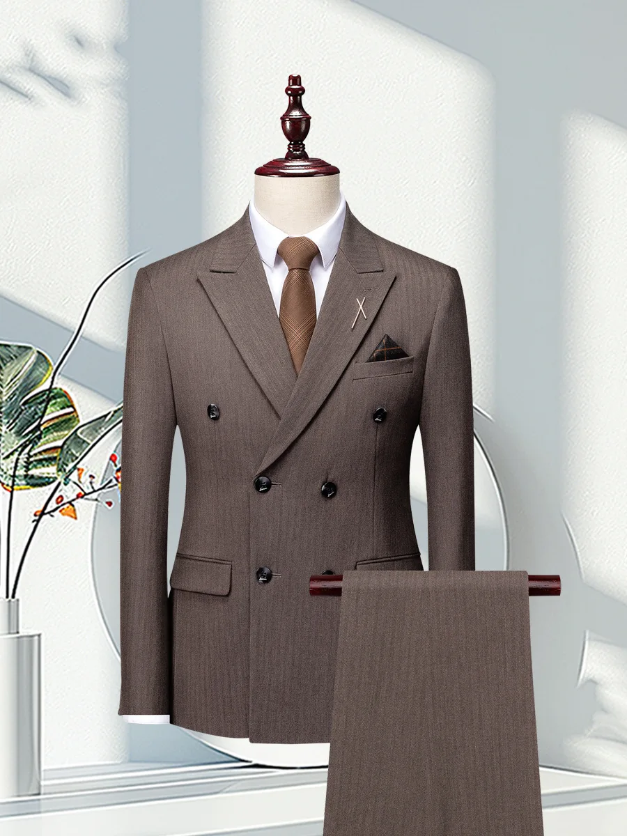 co1615 double slit suit men's business casual Korean style double-breasted herringbone suit groom wedding dress men
co1615 double slit suit men's business casual Korean style double-breasted herringbone suit groom wedding dress men