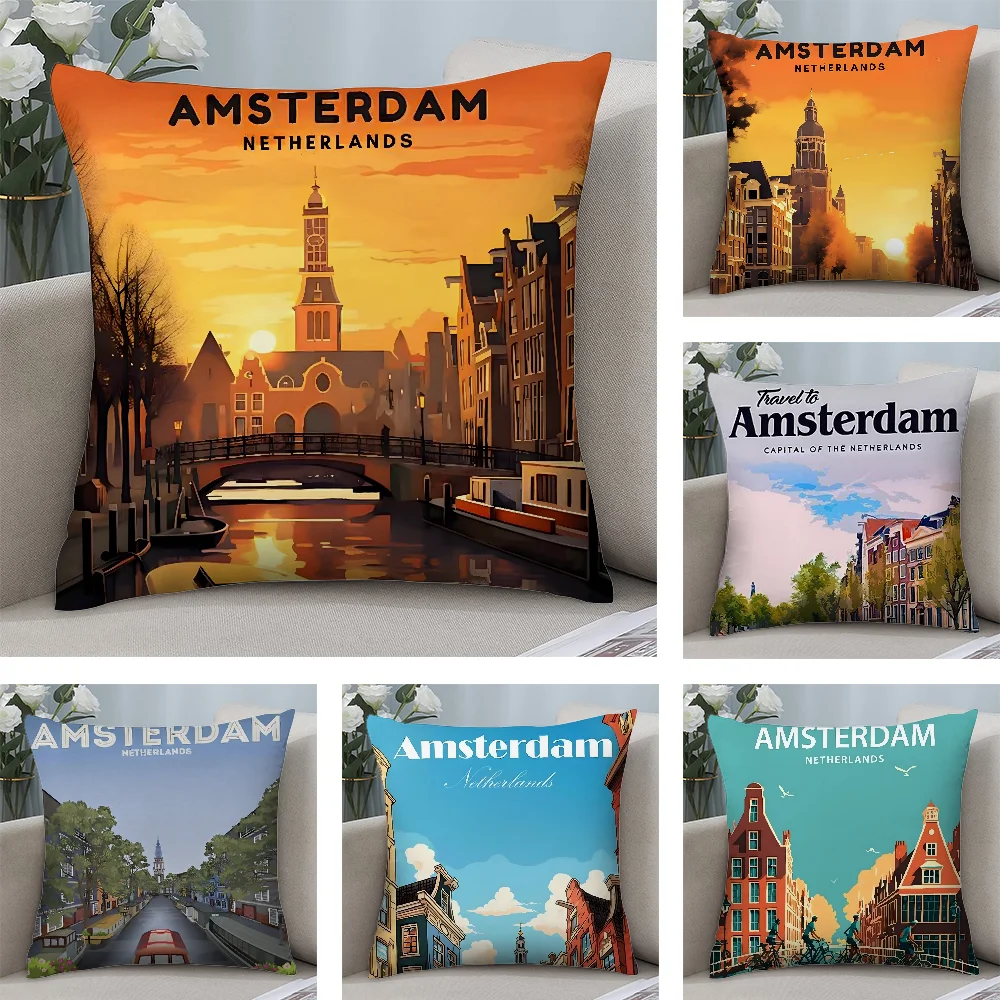 Amsterdam Netherlands Pillow Case Short Plush Pillow Covers Sofa Decorative Gift Home Double-sided Printing Cushion Cover
Amsterdam Netherlands Pillow Case Short Plush Pillow Covers Sofa Decorative Gift Home Double-sided Printing Cushion Cover