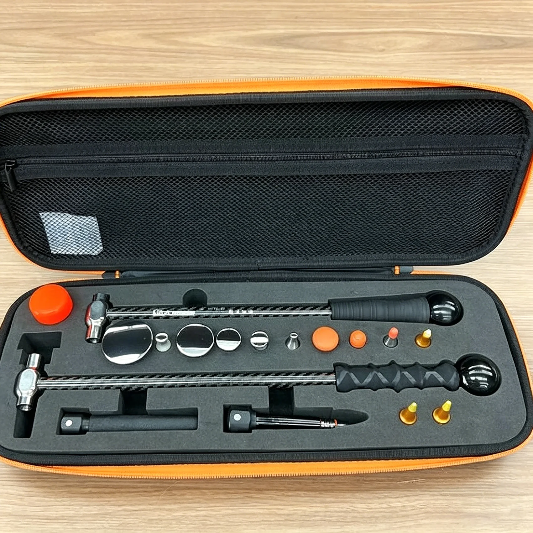 M8 Paintless Dent Repair Kit, Double Hammers & Double Pens Traceless Tap Tool
M8 Paintless Dent Repair Kit, Double Hammers & Double Pens Traceless Tap Tool