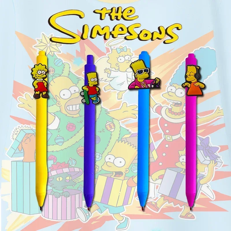 4pcs/set The Simpsons Neutral Pen Cute Cartoon Fashion Colorful Pen Bar Anime Creative Three-dimensional Push Action Pen Gift
4pcs/set The Simpsons Neutral Pen Cute Cartoon Fashion Colorful Pen Bar Anime Creative Three-dimensional Push Action Pen Gift