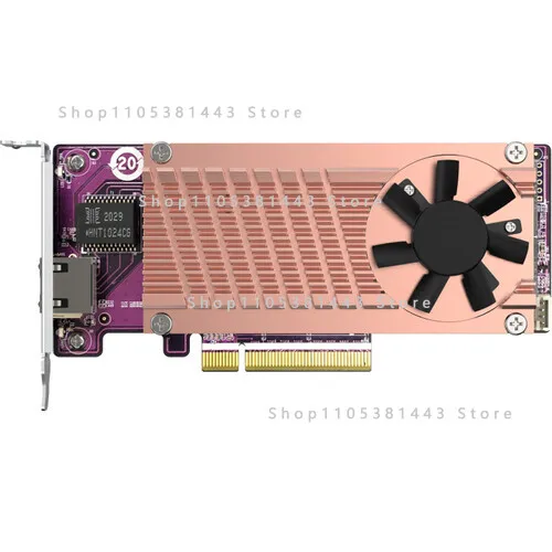 Dual M.2 NVMe SSD Slots,1TB Built-in Storage,10 Gigabit Ethernet Network Adapter for NAS QNAP QM2-2P10G1TB 10GbE Expansion Card
Dual M.2 NVMe SSD Slots,1TB Built-in Storage,10 Gigabit Ethernet Network Adapter for NAS QNAP QM2-2P10G1TB 10GbE Expansion Card