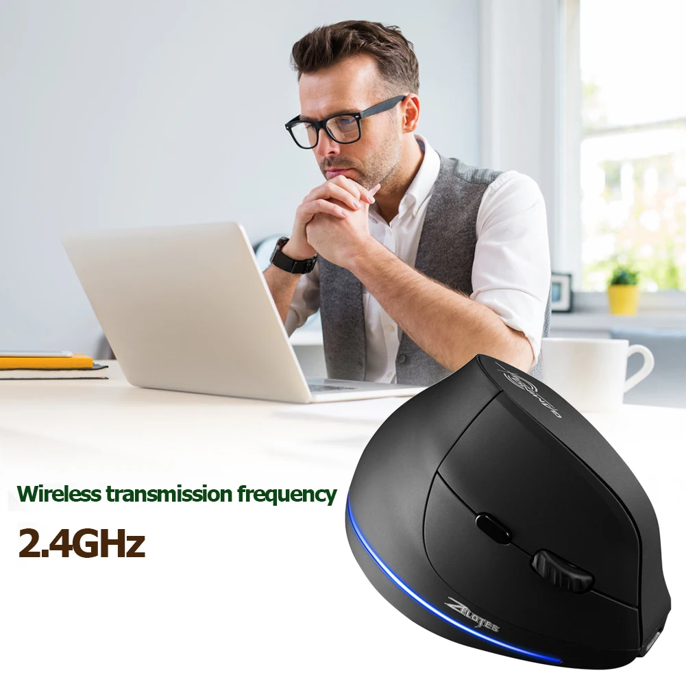 ZELOTES F-35 6 Buttons Rechargeable Wireless 2400DPI Adjustable Vertical Mouse
ZELOTES F-35 6 Buttons Rechargeable Wireless 2400DPI Adjustable Vertical Mouse