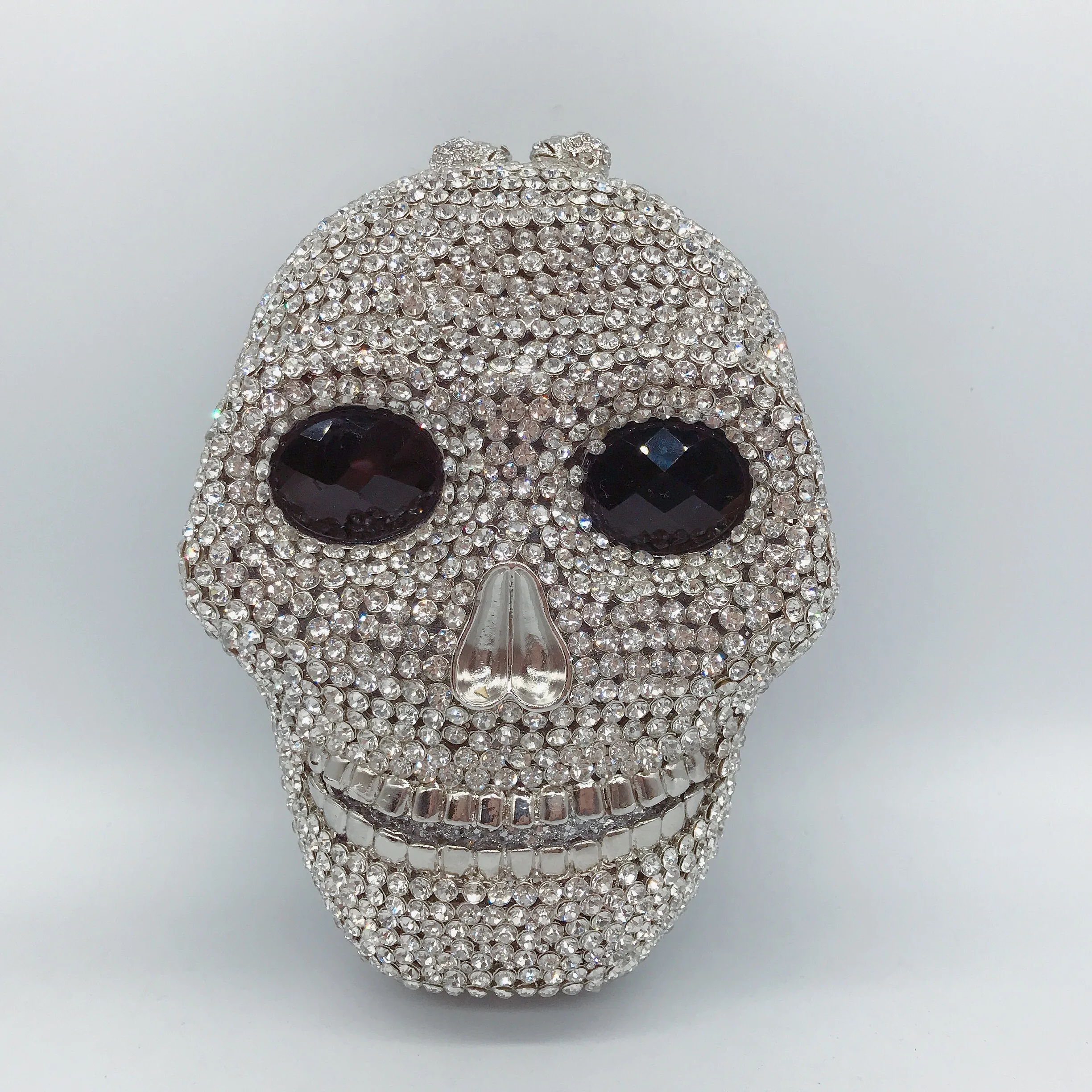 Factory Wholesales Halloween Ladies Luxury Crystal Rhinestone Clutch Party Diamond Skull Purse Evening Bag for Women
Factory Wholesales Halloween Ladies Luxury Crystal Rhinestone Clutch Party Diamond Skull Purse Evening Bag for Women