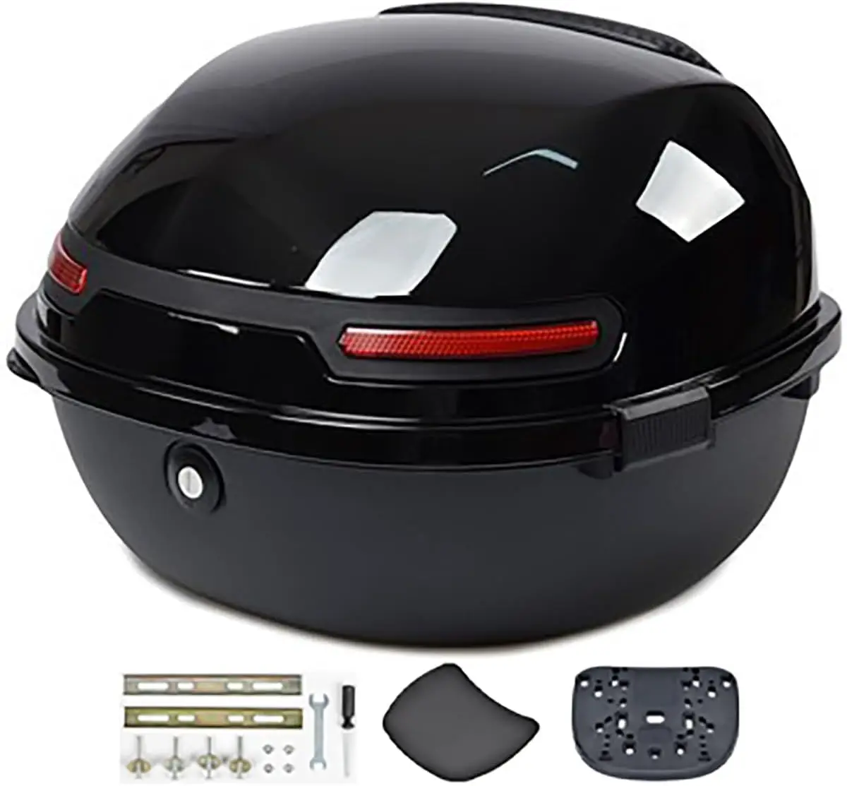 Motorcycle Top Case Motorcycle Tail Box Trunk Lock Storage Carrier Plastic Waterproof Top Box with Comfortable Plastic Backrest
Motorcycle Top Case Motorcycle Tail Box Trunk Lock Storage Carrier Plastic Waterproof Top Box with Comfortable Plastic Backrest