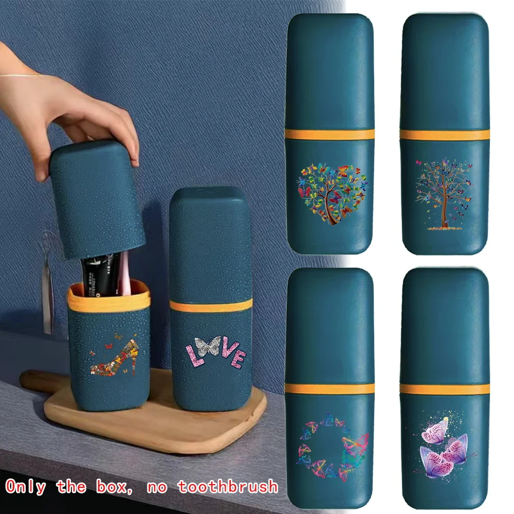 Portable Dustproof Toothbrush Storage Fall Prevention Large Capacity for Comb Shaver Travel Accessories Butterfly Pattern
Portable Dustproof Toothbrush Storage Fall Prevention Large Capacity for Comb Shaver Travel Accessories Butterfly Pattern