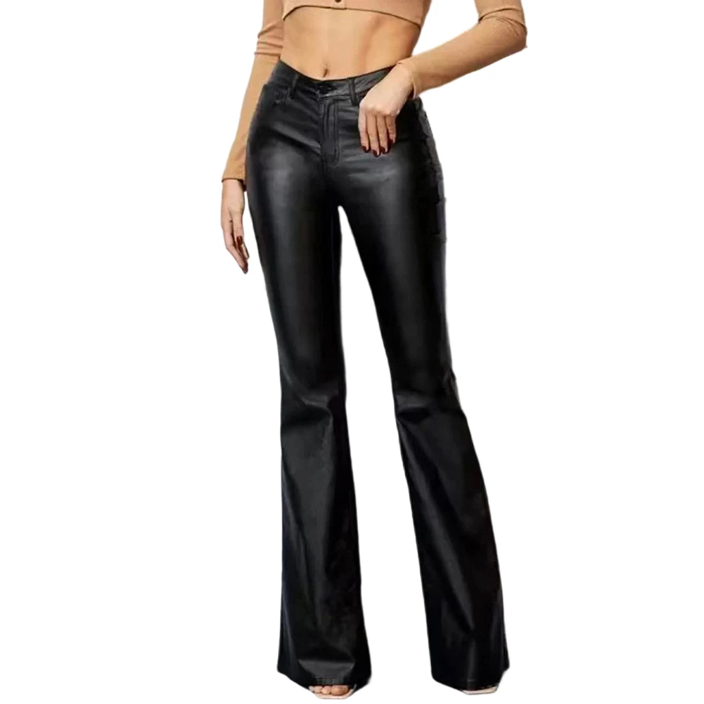 For Women For Night Out Y2K High Waist Leather Flared Pants Night Club Casual Outings Casual Wide Leg Leather Pants
For Women For Night Out Y2K High Waist Leather Flared Pants Night Club Casual Outings Casual Wide Leg Leather Pants