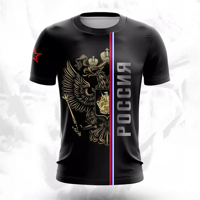 Russian Flag Printed T-shirt Men's Clothes Short Sleeve Round Neck Tees Top 3D Printed Russian Pattern Streetwear Loose T Shirts
Russian Flag Printed T-shirt Men's Clothes Short Sleeve Round Neck Tees Top 3D Printed Russian Pattern Streetwear Loose T Shirts