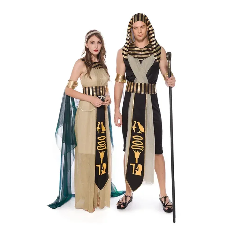 Adult Women Man Deluxe Cleopatra Egyptian Pharaoh Costume Halloween Ancient Greek Queen Goddess Fantasia Fancy Dress
Adult Women Man Deluxe Cleopatra Egyptian Pharaoh Costume Halloween Ancient Greek Queen Goddess Fantasia Fancy Dress