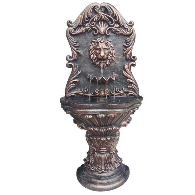 Solar cells and electric portable outdoor fiberglass resin decorative lion head garden fountain
Solar cells and electric portable outdoor fiberglass resin decorative lion head garden fountain