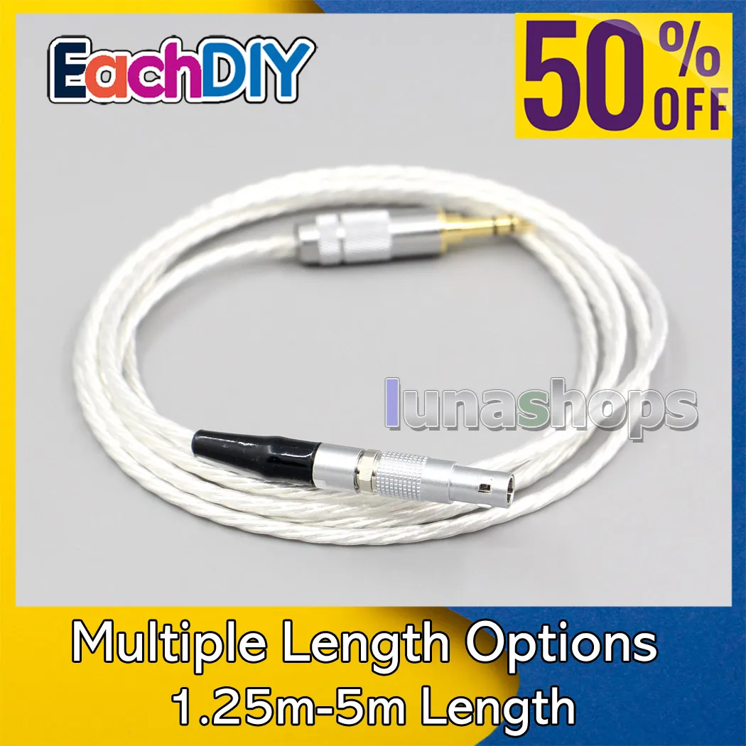 XLR 4.4mm 2.5mm Hi-Res Silver Plated 7N OCC Earphone Cable For AKG K812 K872 Reference Headphone LN006607
XLR 4.4mm 2.5mm Hi-Res Silver Plated 7N OCC Earphone Cable For AKG K812 K872 Reference Headphone LN006607