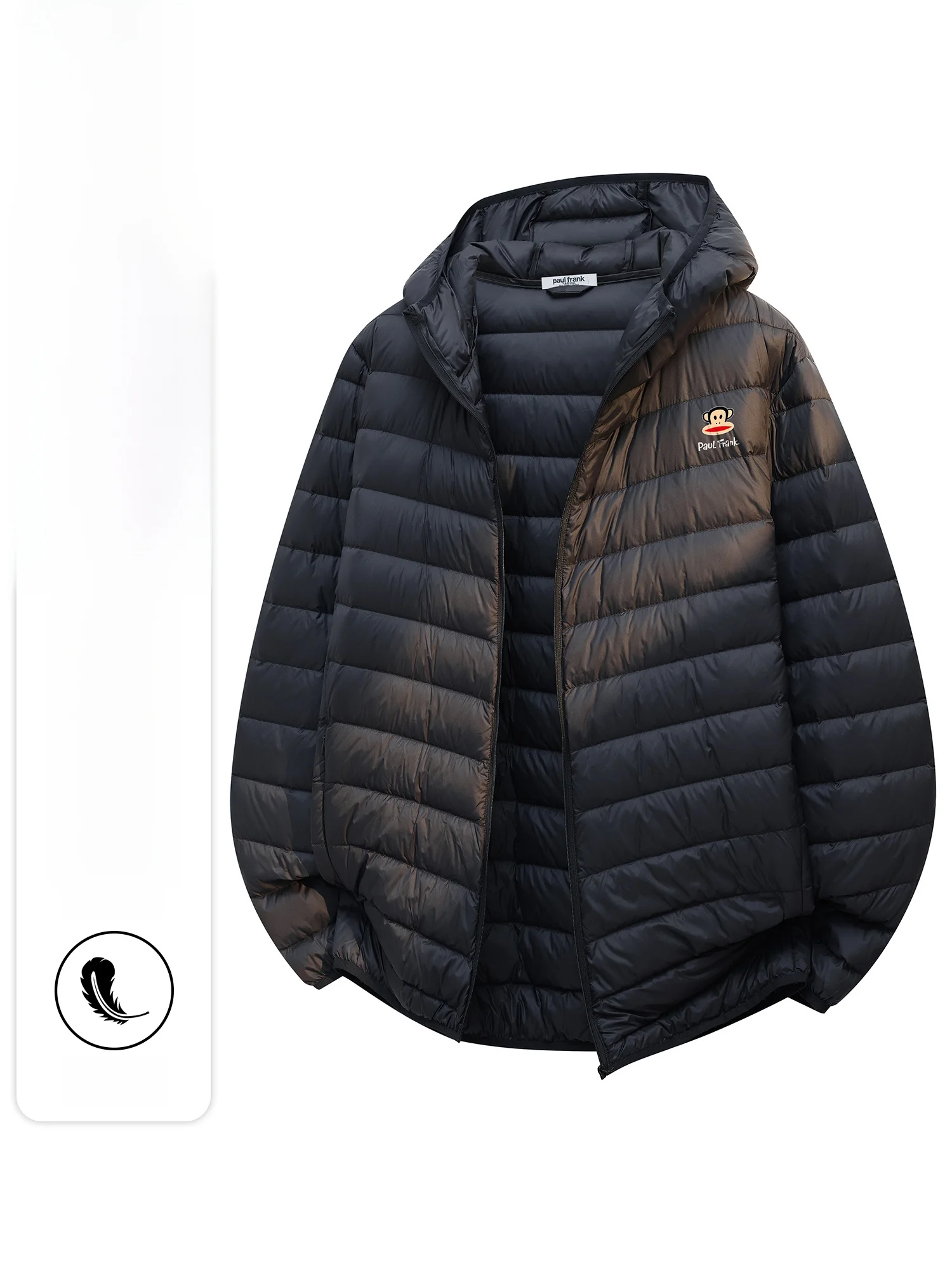 PaulFrank Large-Mouth Monkey 90% White Du down Lightweight Loose Fit Hooded Jaet for Men Winter Warm Outerwear
PaulFrank Large-Mouth Monkey 90% White Du down Lightweight Loose Fit Hooded Jaet for Men Winter Warm Outerwear