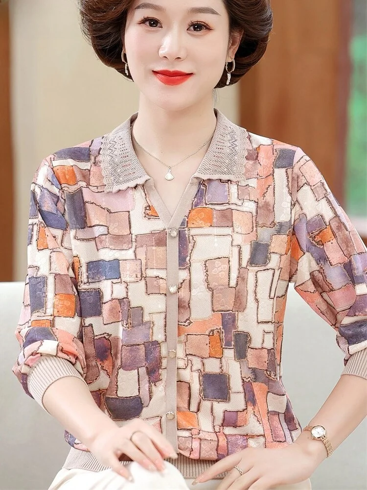 Весенне-осенний свободный базовый топ с длинным рукавом и воротником для женщин среднего возраста: модный, повседневный, удобный базовый слой
Весенне-осенний свободный базовый топ с длинным рукавом и воротником для женщин среднего возраста: модный, повседневный, удобный базовый слой