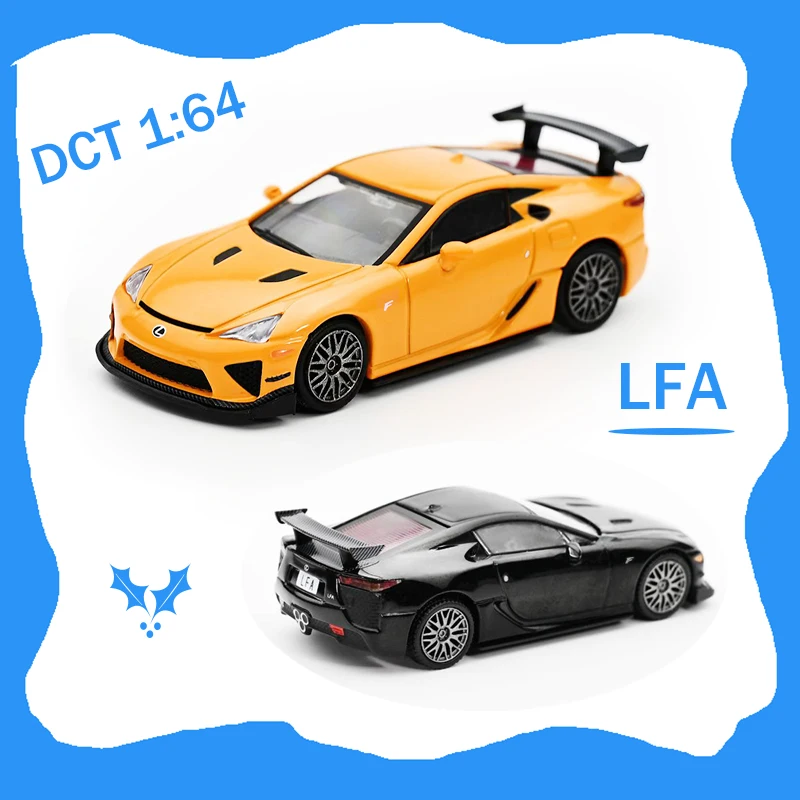 DCT Diecast 1:64 Scale LFA Simulation Alloy Metal Car Model Static Collection Decorated Souvenir Gift Hobby & Toys
DCT Diecast 1:64 Scale LFA Simulation Alloy Metal Car Model Static Collection Decorated Souvenir Gift Hobby & Toys